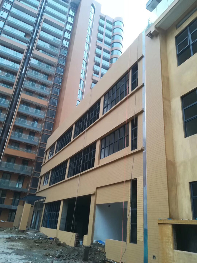 外墻清洗、外墻保潔現(xiàn)場