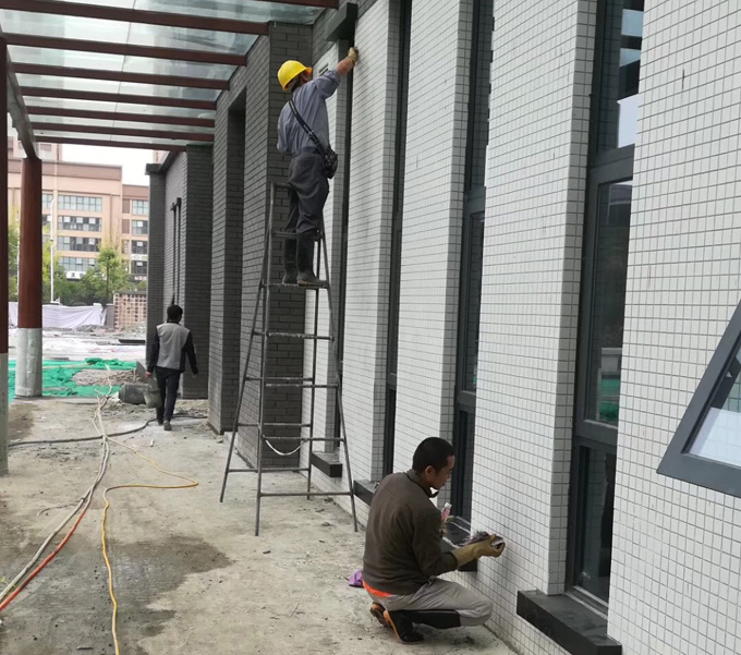 新樓盤新建筑外墻清洗、建筑清洗工作